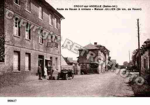 Ville de CROISYSURANDELLE, carte postale ancienne