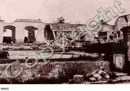 Ville de CUISYENALMONT, carte postale ancienne Ville de CUISYENALMONT, carte postale ancienne