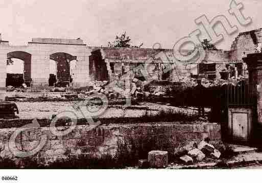 Ville de CUISYENALMONT, carte postale ancienne