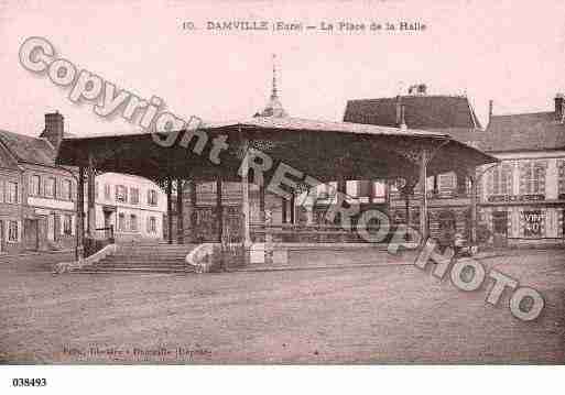 Ville de DAMVILLE, carte postale ancienne