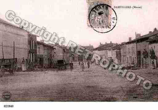 Ville de DAMVILLERS, carte postale ancienne