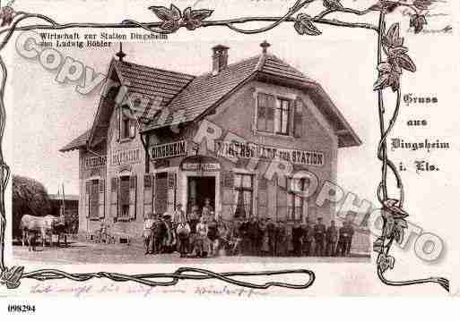 Ville de DINGSHEIM, carte postale ancienne