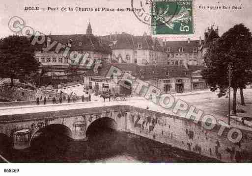 Ville de DOLE, carte postale ancienne