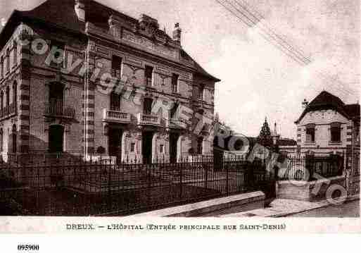 Ville de DREUX, carte postale ancienne