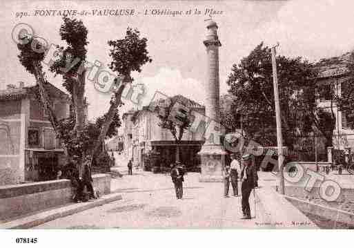 Ville de FONTAINEDEVAUCLUSE, carte postale ancienne