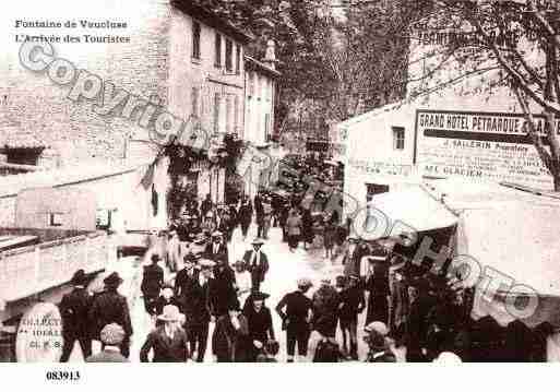 Ville de FONTAINEDEVAUCLUSE, carte postale ancienne