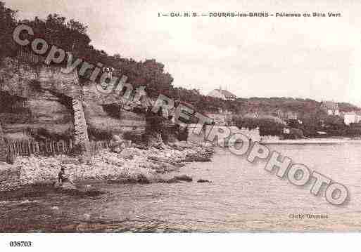Ville de FOURAS, carte postale ancienne