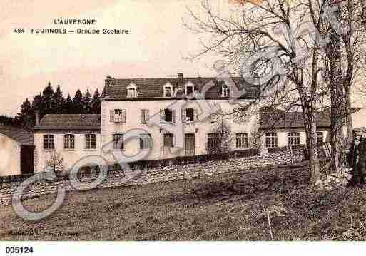 Ville de FOURNOLS, carte postale ancienne