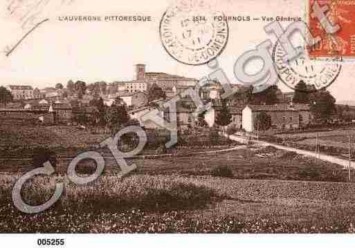 Ville de FOURNOLS, carte postale ancienne