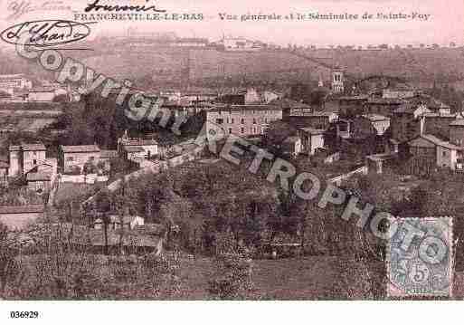 Ville de FRANCHEVILLE, carte postale ancienne Ville de FRANCHEVILLE, carte postale ancienne