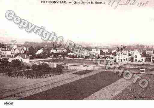 Ville de FRANCONVILLE, carte postale ancienne