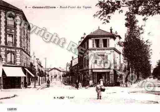 Ville de GENNEVILLIERS, carte postale ancienne