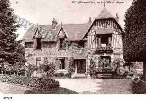 Ville de GIFSURYVETTE, carte postale ancienne