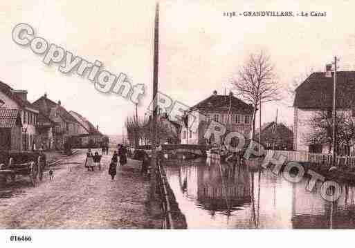 Ville de GRANDVILLARS, carte postale ancienne