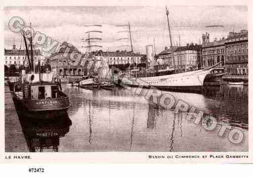 Ville de HAVRE(LE), carte postale ancienne