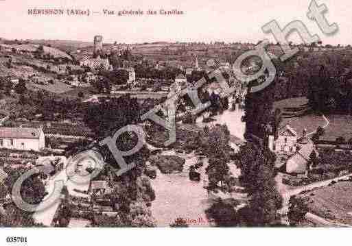 Ville de HERISSON, carte postale ancienne