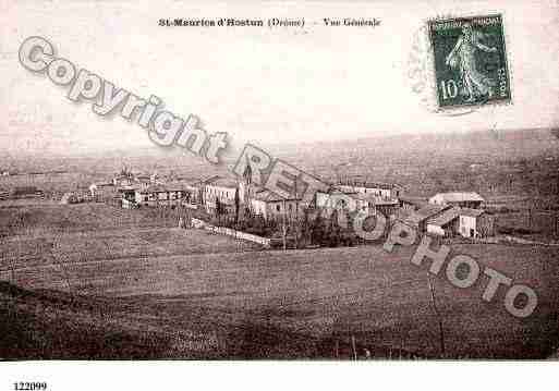 Ville de HOSTUN, carte postale ancienne