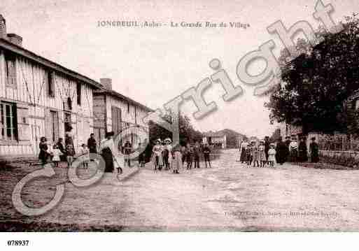 Ville de JONCREUIL, carte postale ancienne