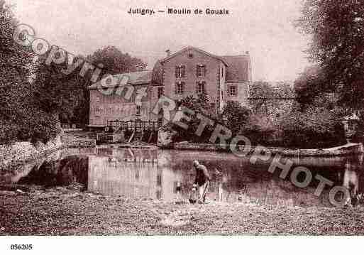 Ville de JUTIGNY, carte postale ancienne