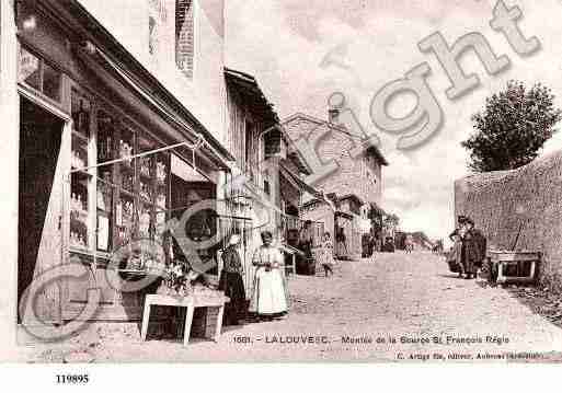 Ville de LALOUVESC, carte postale ancienne