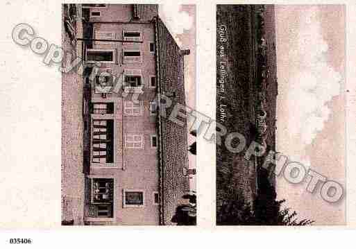 Ville de LELLING, carte postale ancienne