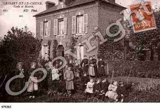 Ville de LESSARDETLECHENE, carte postale ancienne