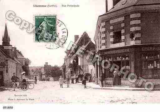 Ville de LHOMME, carte postale ancienne