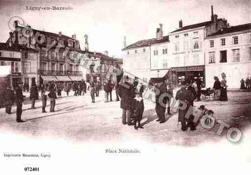 Ville de LIGNYENBARROIS, carte postale ancienne