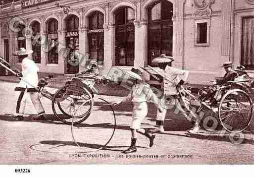 Ville de LYON, carte postale ancienne