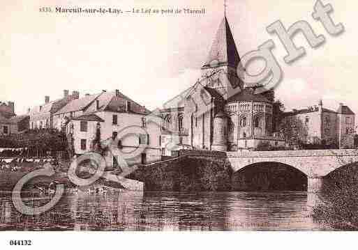 Ville de MAREUILSURLAYDISSAIS, carte postale ancienne