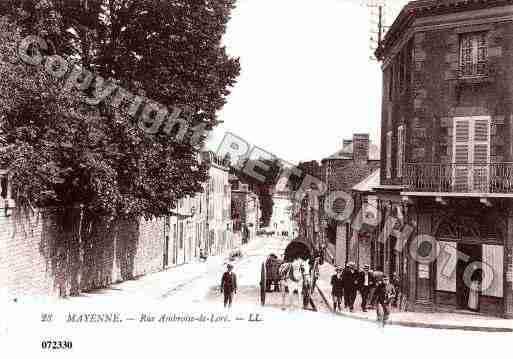 Ville de MAYENNE, carte postale ancienne