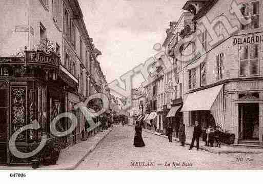 Ville de MEULAN, carte postale ancienne