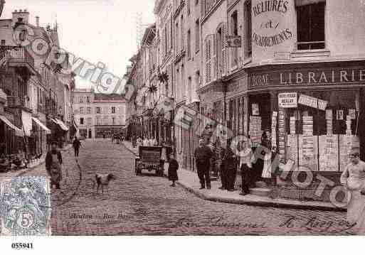 Ville de MEULAN, carte postale ancienne