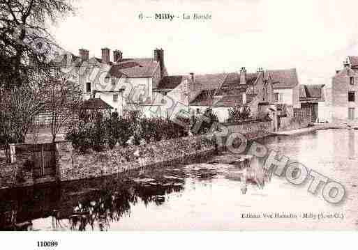 Ville de MILLYLAFORET, carte postale ancienne
