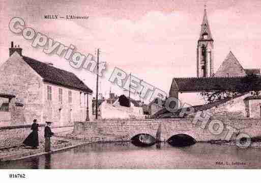 Ville de MILLYLAFORET, carte postale ancienne