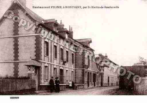 Ville de MONTIGNY, carte postale ancienne