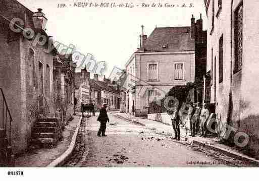 Ville de NEUVYLEROI, carte postale ancienne