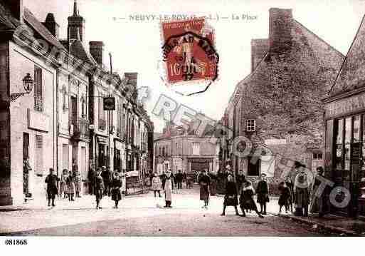 Ville de NEUVYLEROI, carte postale ancienne