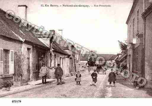 Ville de NOHANTENGRACAY, carte postale ancienne