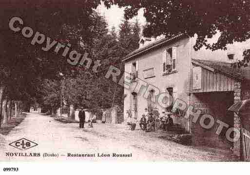 Ville de NOVILLARS, carte postale ancienne