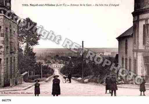 Ville de NOYALSURVILAINE, carte postale ancienne