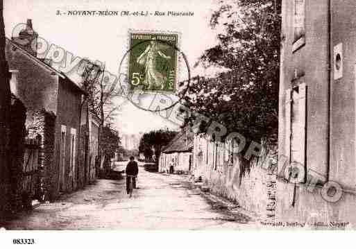 Ville de NOYANT, carte postale ancienne