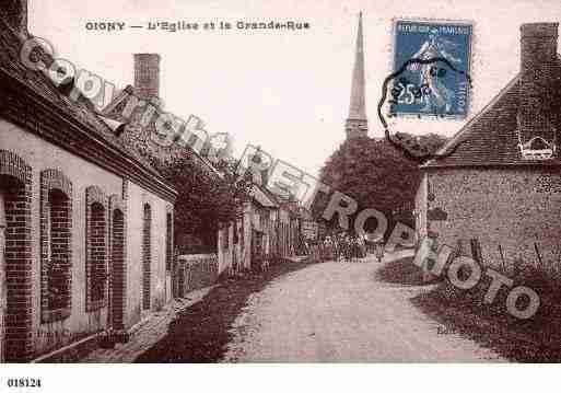 Ville de OIGNY, carte postale ancienne