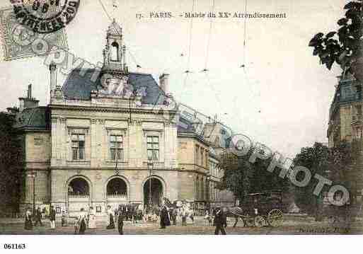 Ville de PARIS20, carte postale ancienne