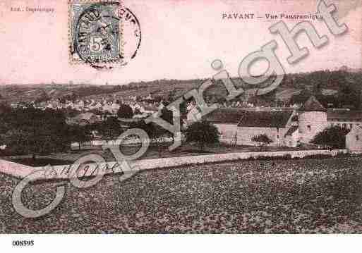 Ville de PAVANT, carte postale ancienne