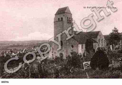 Ville de PAVANT, carte postale ancienne