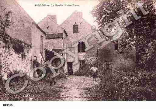 Ville de PISCOP, carte postale ancienne