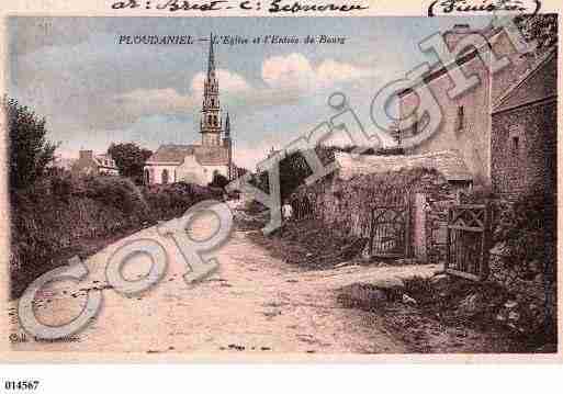 Ville de PLOUDANIEL, carte postale ancienne