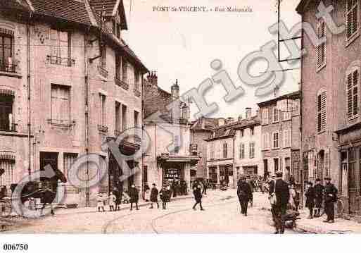 Ville de PONTSAINTVINCENT, carte postale ancienne