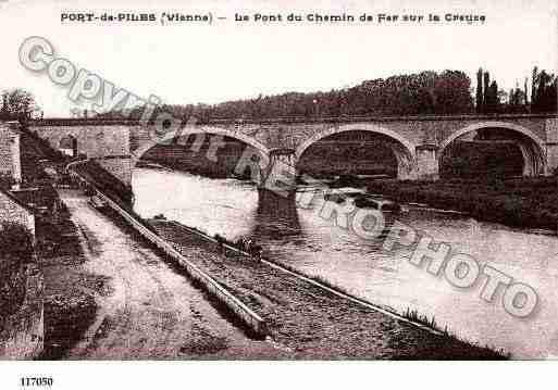 Ville de PORTDEPILES, carte postale ancienne